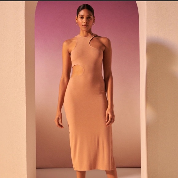 Abercrombie asymmetrical cutout knit dress. Size s - Picture 1 of 2